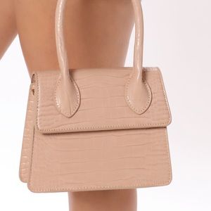 Nude crossbag